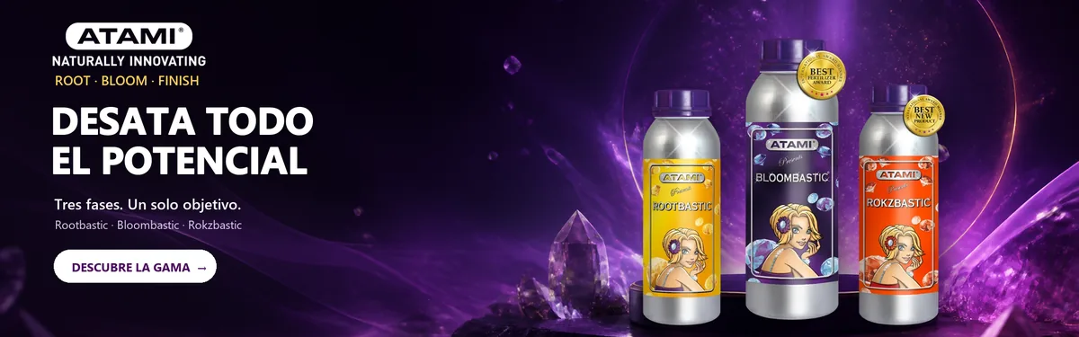 Atami Bastics: Rootbastic, Bloombastic y Rokzbastic. Desata todo el potencial.