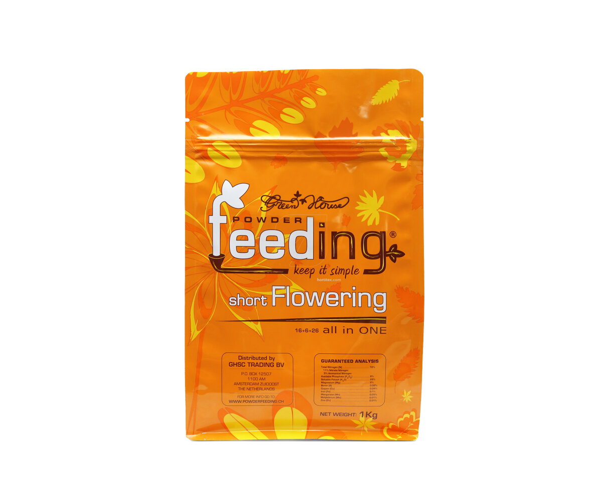 Short flowering indica green house