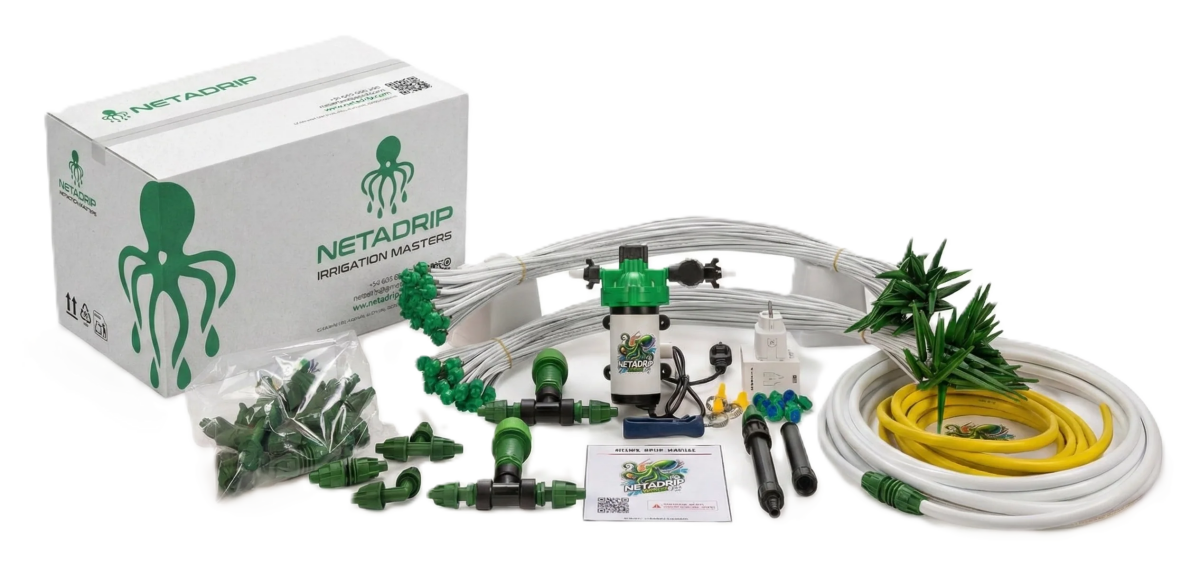 Kit hydra 100 plantas netadrip