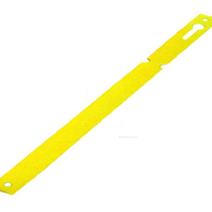 Etiqueta bucle amarilla 2 x 21 cm (100 uds)
