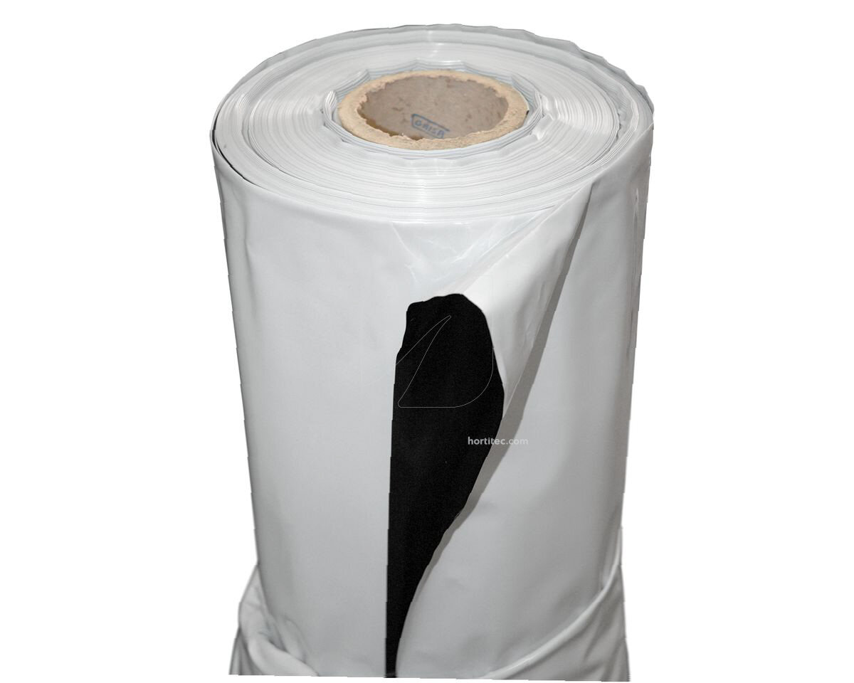 Plastico reflectante b/n grueso eg 2m x 100m x 125µm easy grow