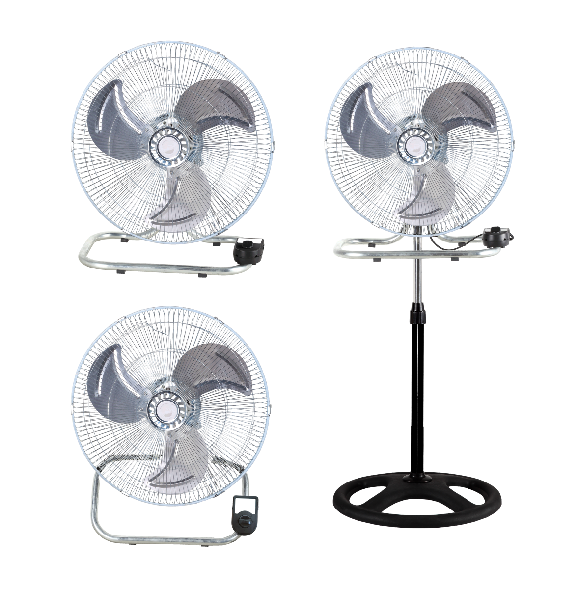 Ventilador 3 en 1 metal 50 cm (2 uds) vanguard hydroponics