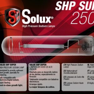 Bombilla 250 w super hps solux