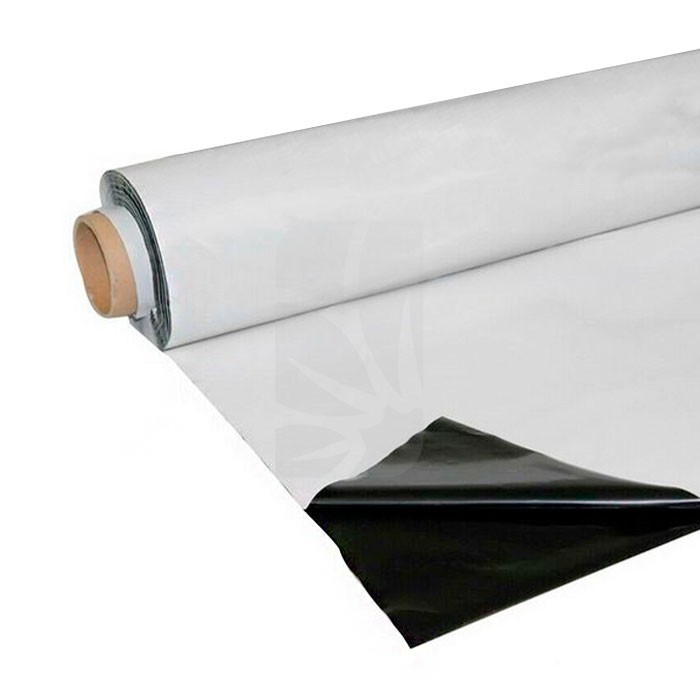 Plastico reflectante b/n 2m x25m x70µm easy grow